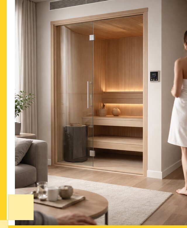 Сауна в квартире под ключ в Ухте от 121500 р. ЭриданХта