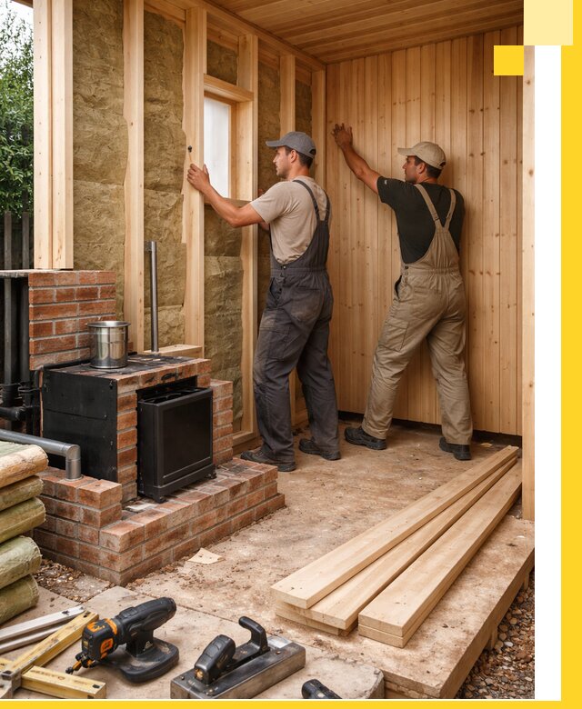 Строительство и установка дачных саун под ключ в Ухте