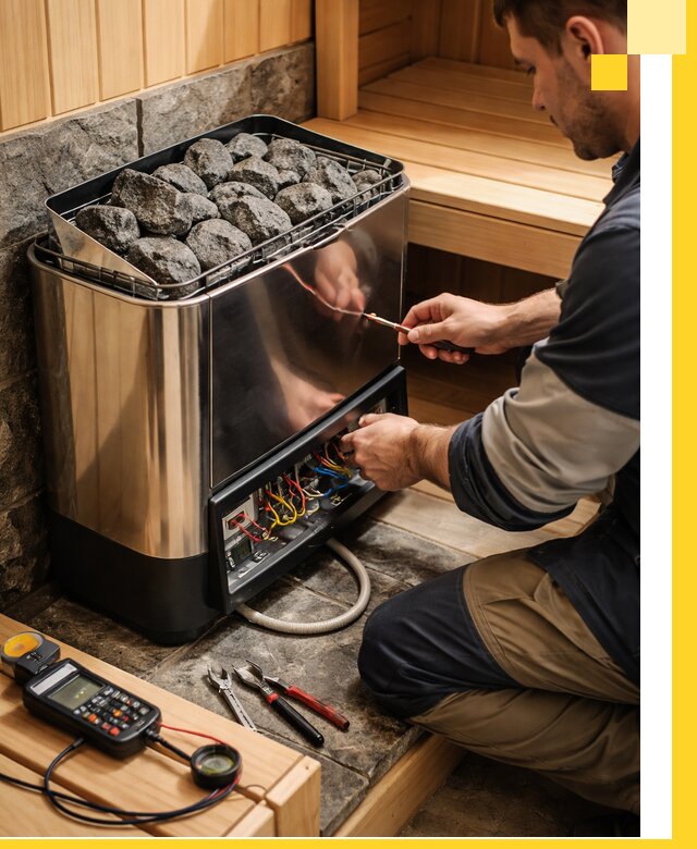 Продажа и установка электрокаменок для саун в Ухте