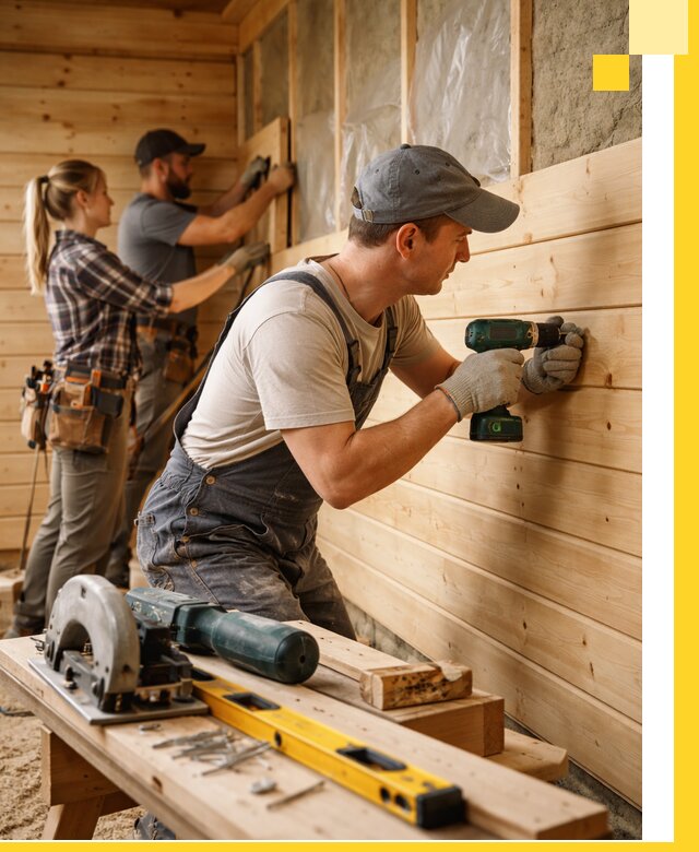 Обшивка бань под ключ в Ухте: отделка стен и потолков