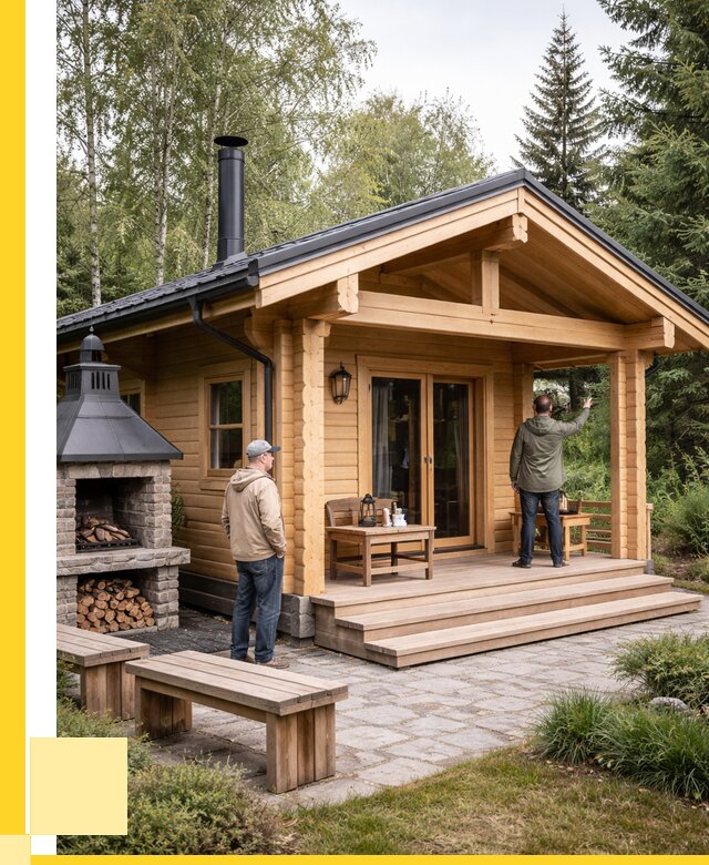 Деревянные бани под ключ в Ухте от 455625 р. | ЭриданХта