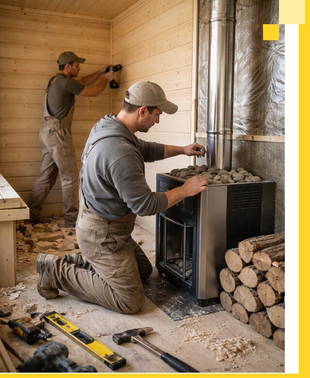 Строительство деревянных бань под ключ в Ухте проекты и монтаж