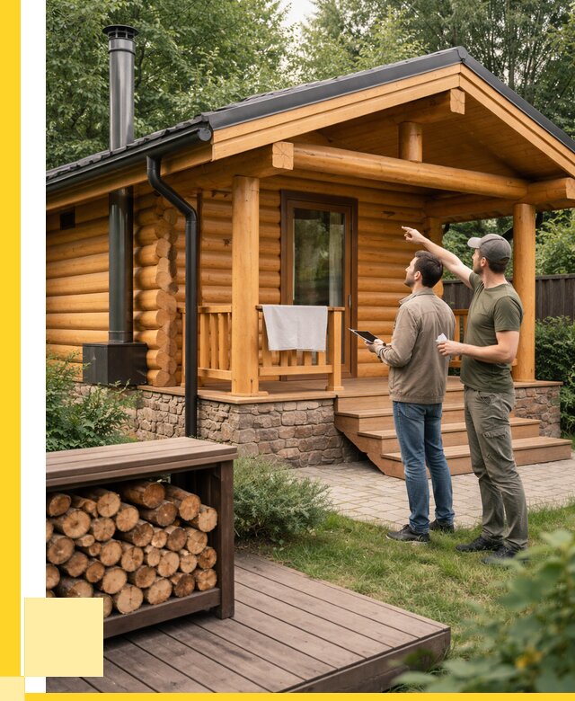 Бани для дачи под ключ в Ухте от 253125 р. | ЭриданХта