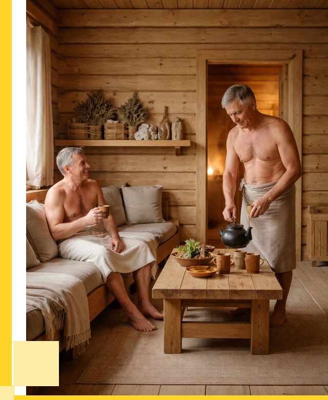 Бани с комнатой отдыха под ключ в Ухте от 455625 р. | ЭриданХта