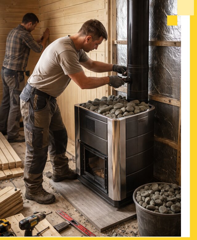 Проектирование и строительство парилок для бани в Ухте под ключ