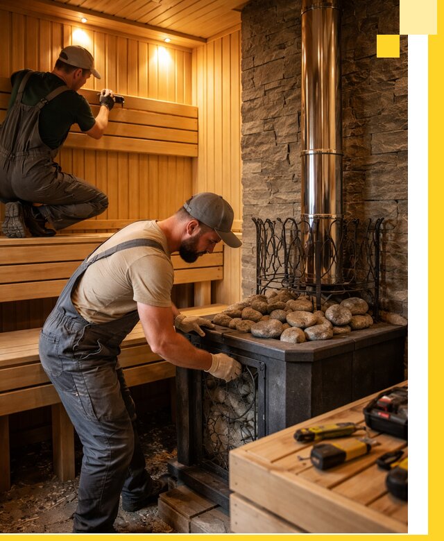 Комплексный дизайн бань, саун и зон отдыха в Ухте