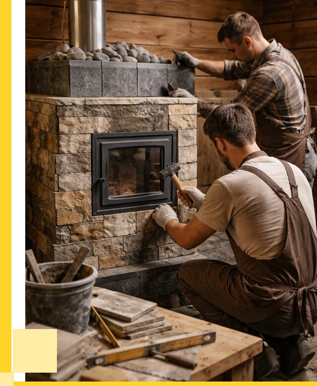 Облицовка банной печи в Ухте от 15188 р. | ЭриданХта