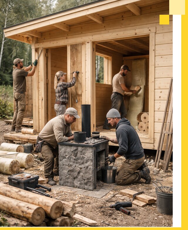 Купить баню под ключ в Ухте строительство монтаж отделка