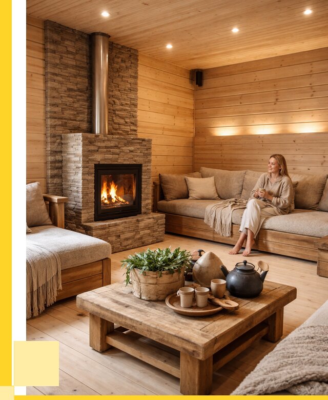 Проект бани с комнатой отдыха в Ухте от 35438 р. | ЭриданХта