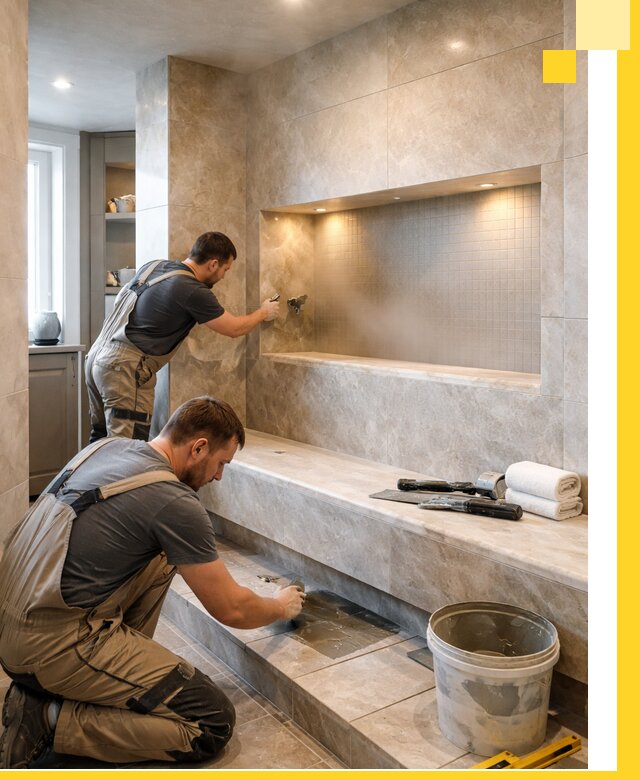 Профессиональное строительство хамама в квартире в Ухте