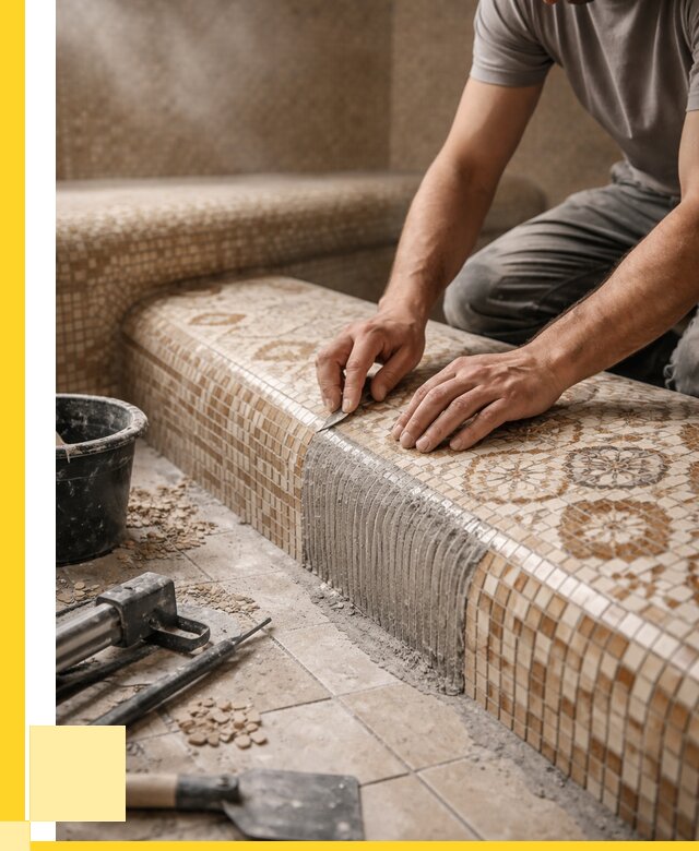 Плитка для хамама под ключ в Ухте от 3544 р. | ЭриданХта